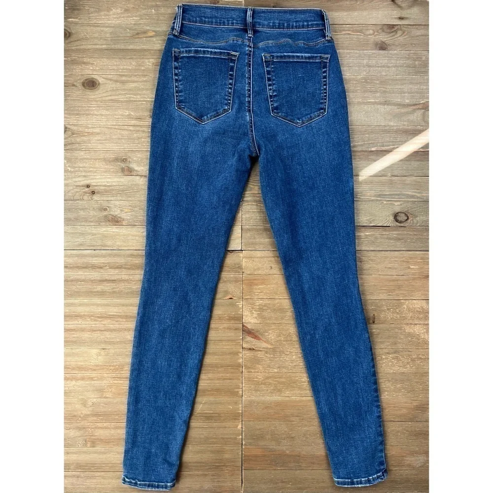 PacSun Dark Wash Distressed High Waist Jeggings